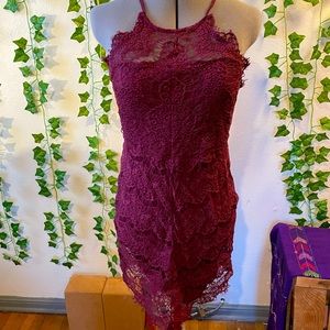Free people lace dress.